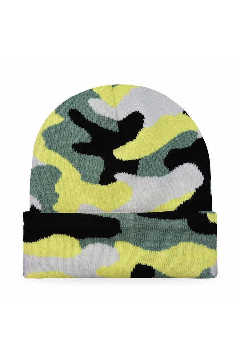 Astronaut Beanie, Alternate, color, Green Camo