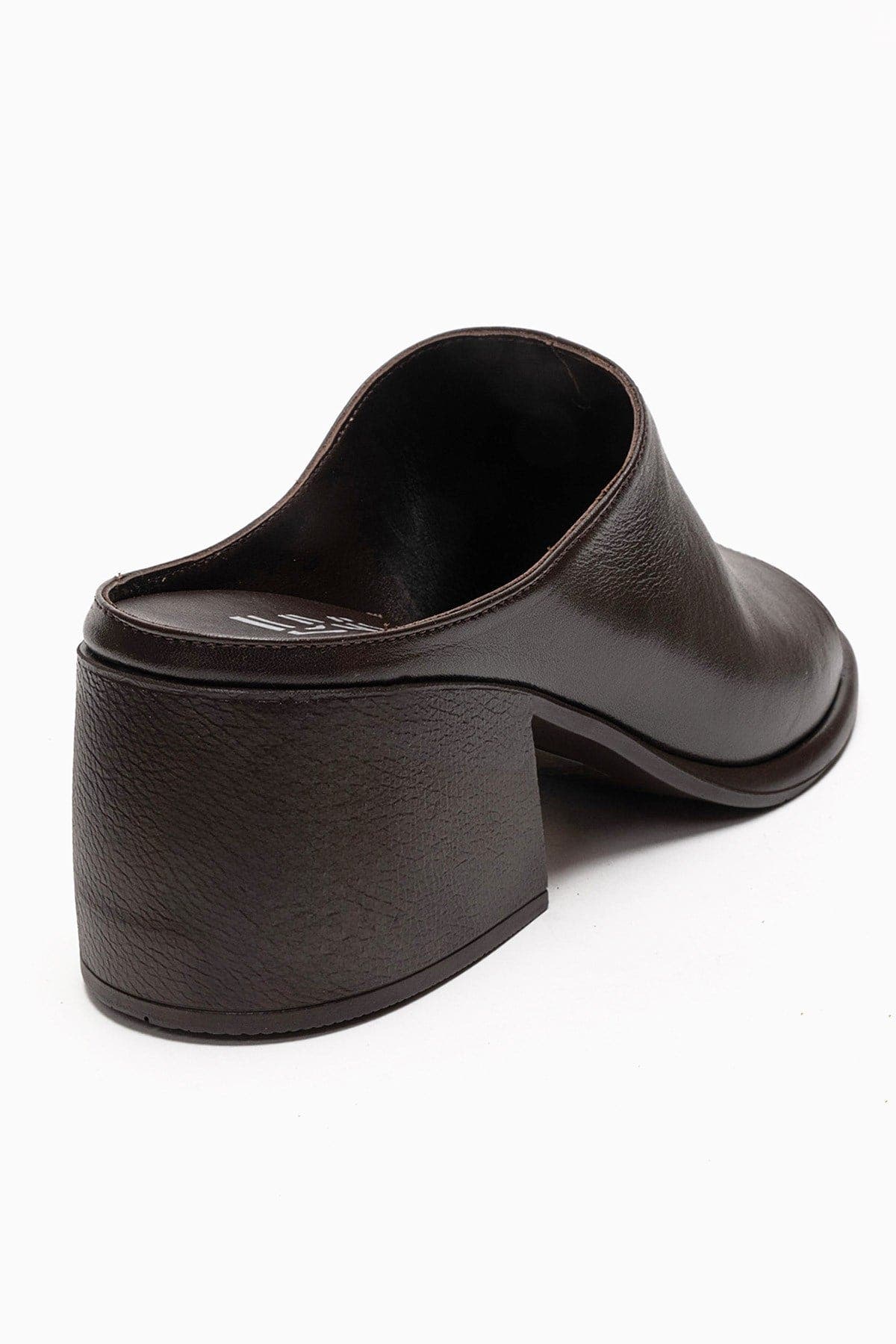 Sorex Leather Block Heel Sandal, Alternate, color, Brown