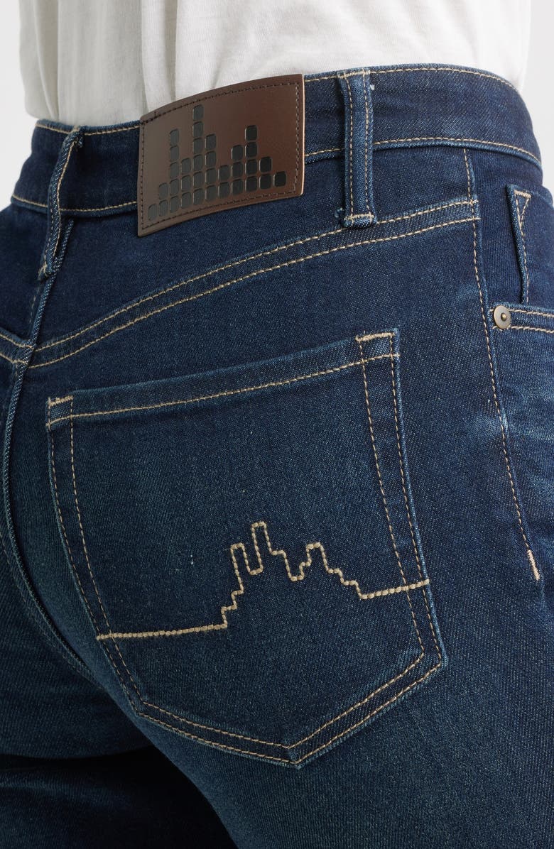 CITY BLUES Dover Straight Leg Jeans, Alternate, color, Dark Whisker Wash