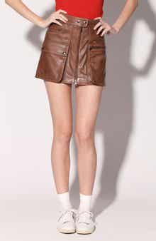 Walter Baker Shirley Leather Miniskirt
