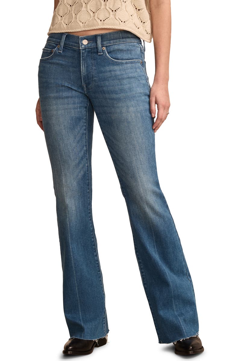 Lucky Brand Sweet Mid Rise Flare Jeans, Main, color,