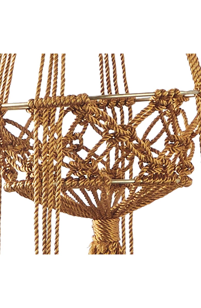 Novogratz 2-Layer Hanging Crochet Plant Holder, Alternate, color, 