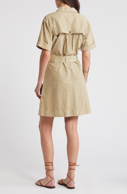 Rails Collared Wrap Dress In Olive