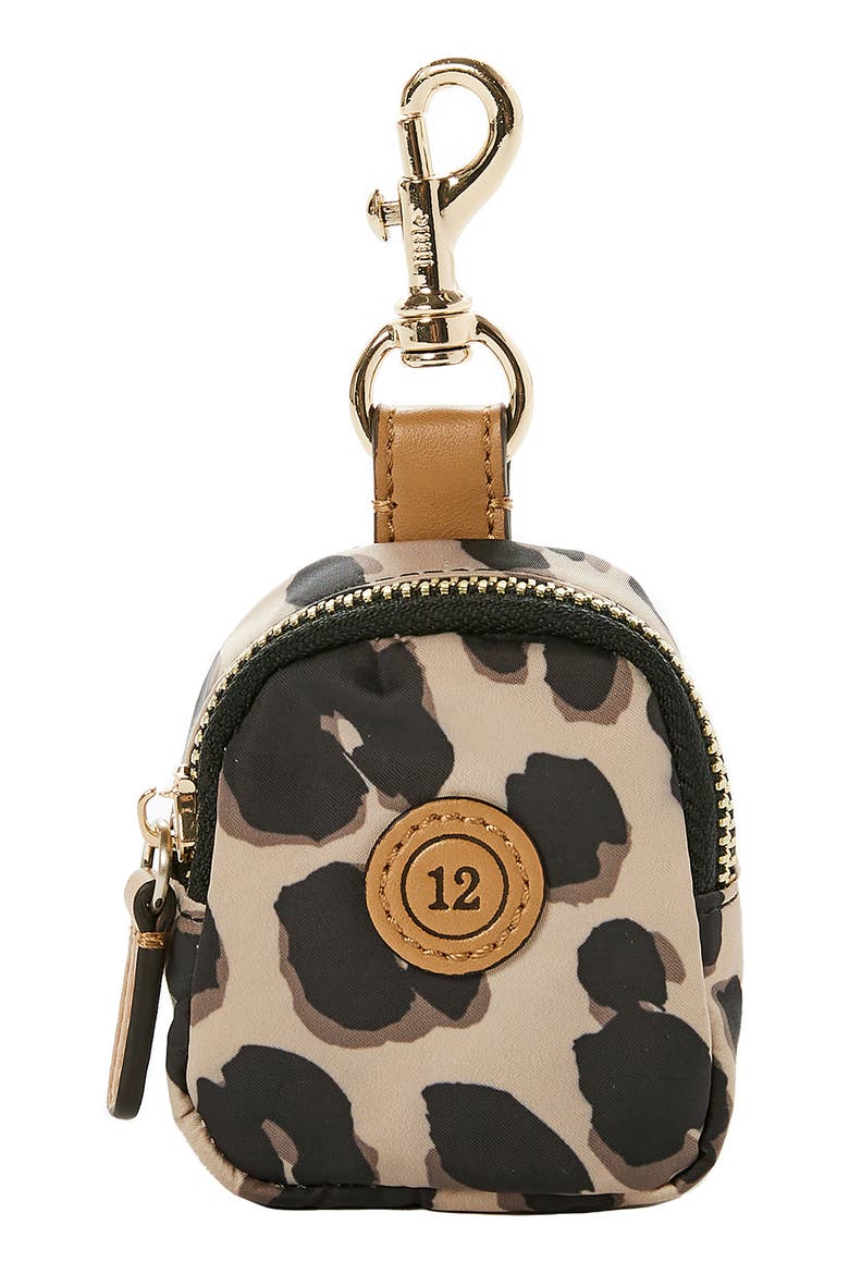 Charm Pacifier Pouch, Main, color, TAN