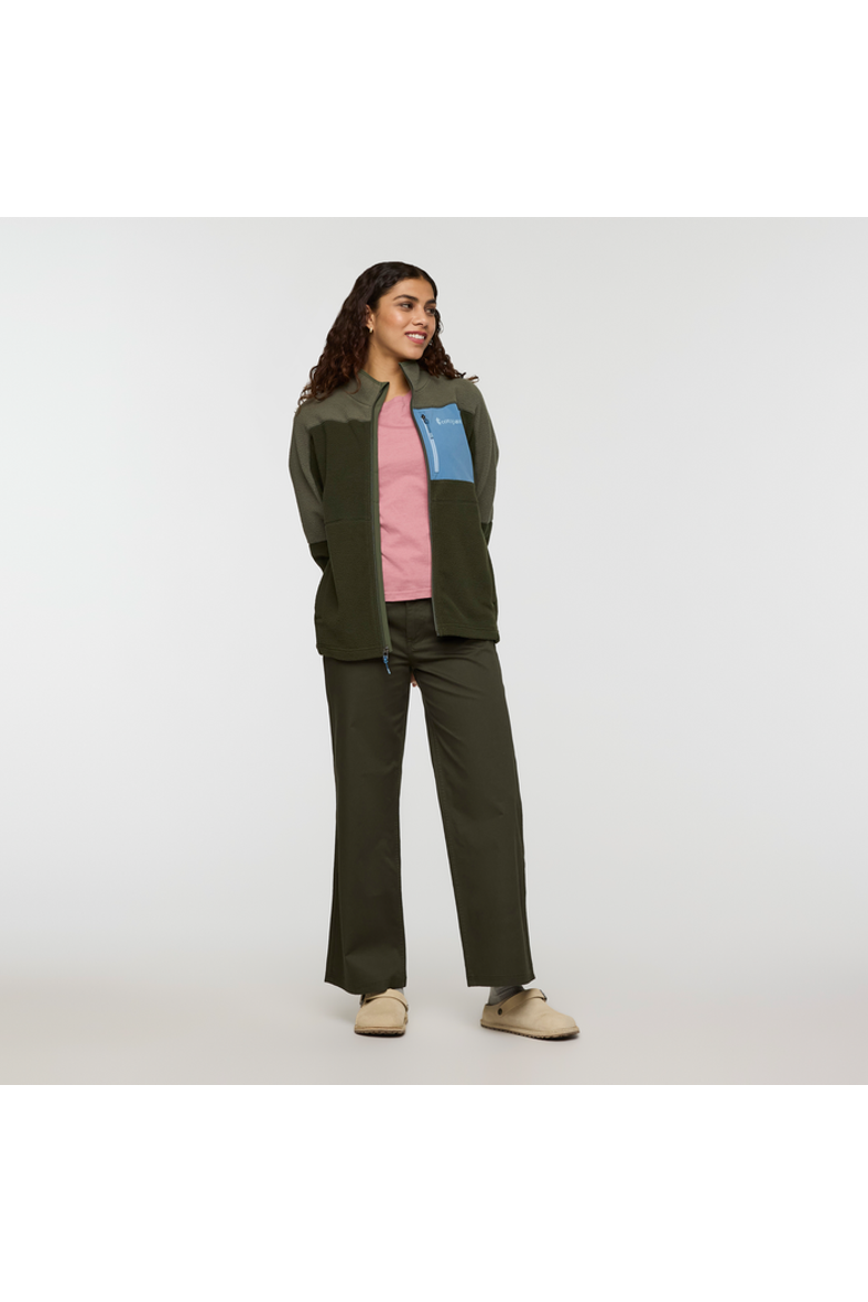 Abrazo Fleece Full-Zip Jacket - Women's, Alternate, color, Fatigue/Woods