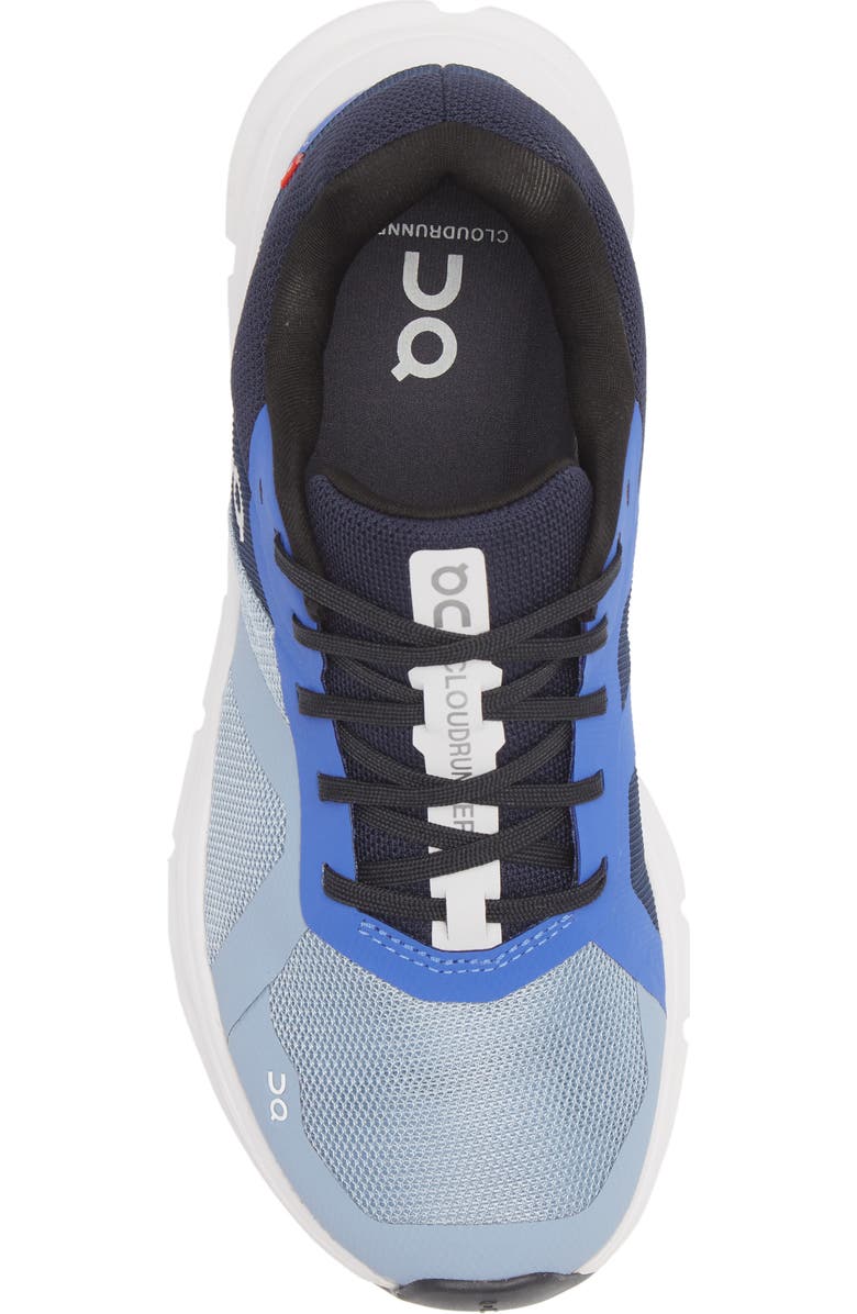 On Cloudrunner Running Shoe, Alternate, color, Chambray/Midnight