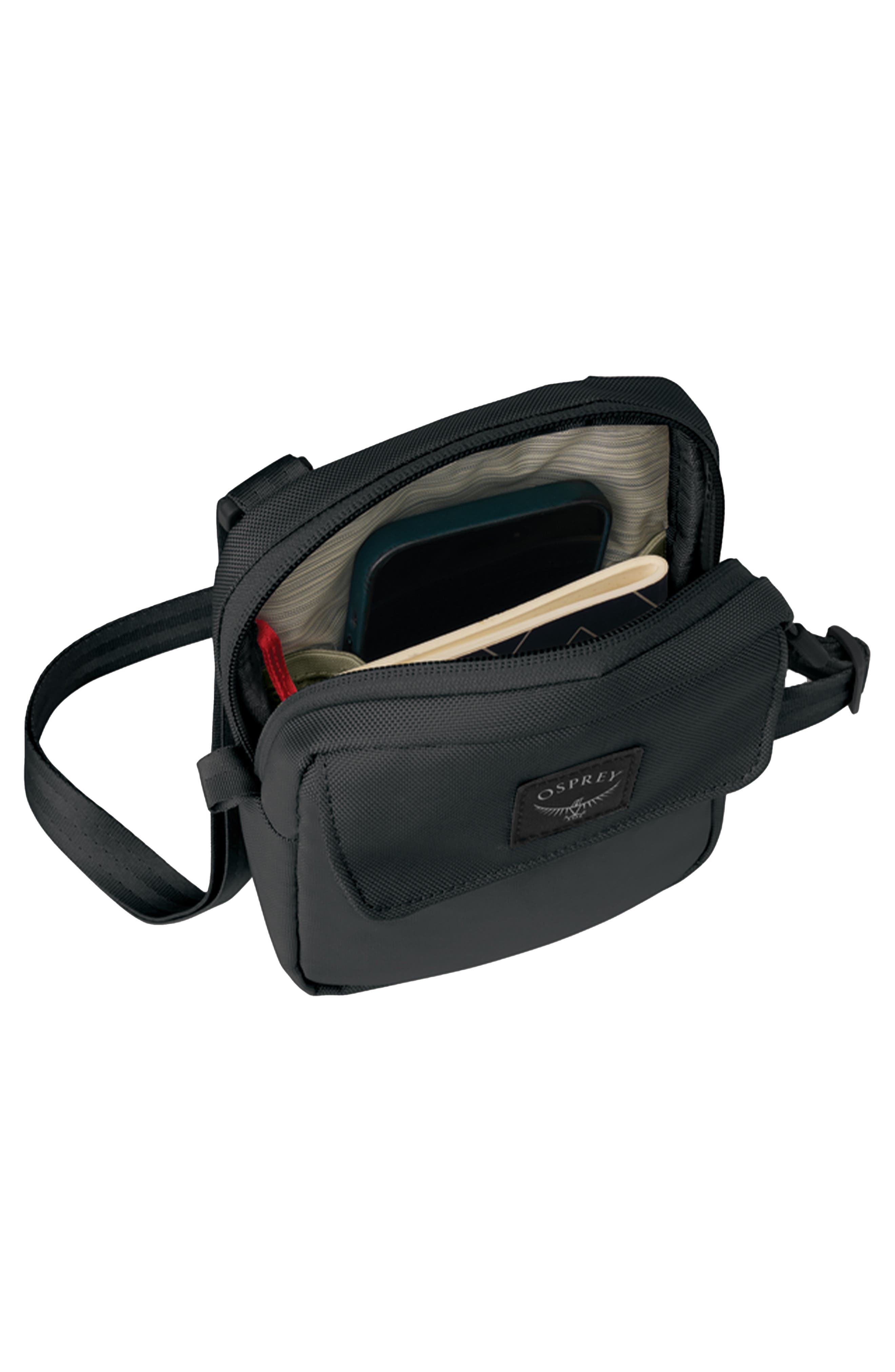 Osprey Small Aoede Crossbody Bag, Alternate, color, Black
