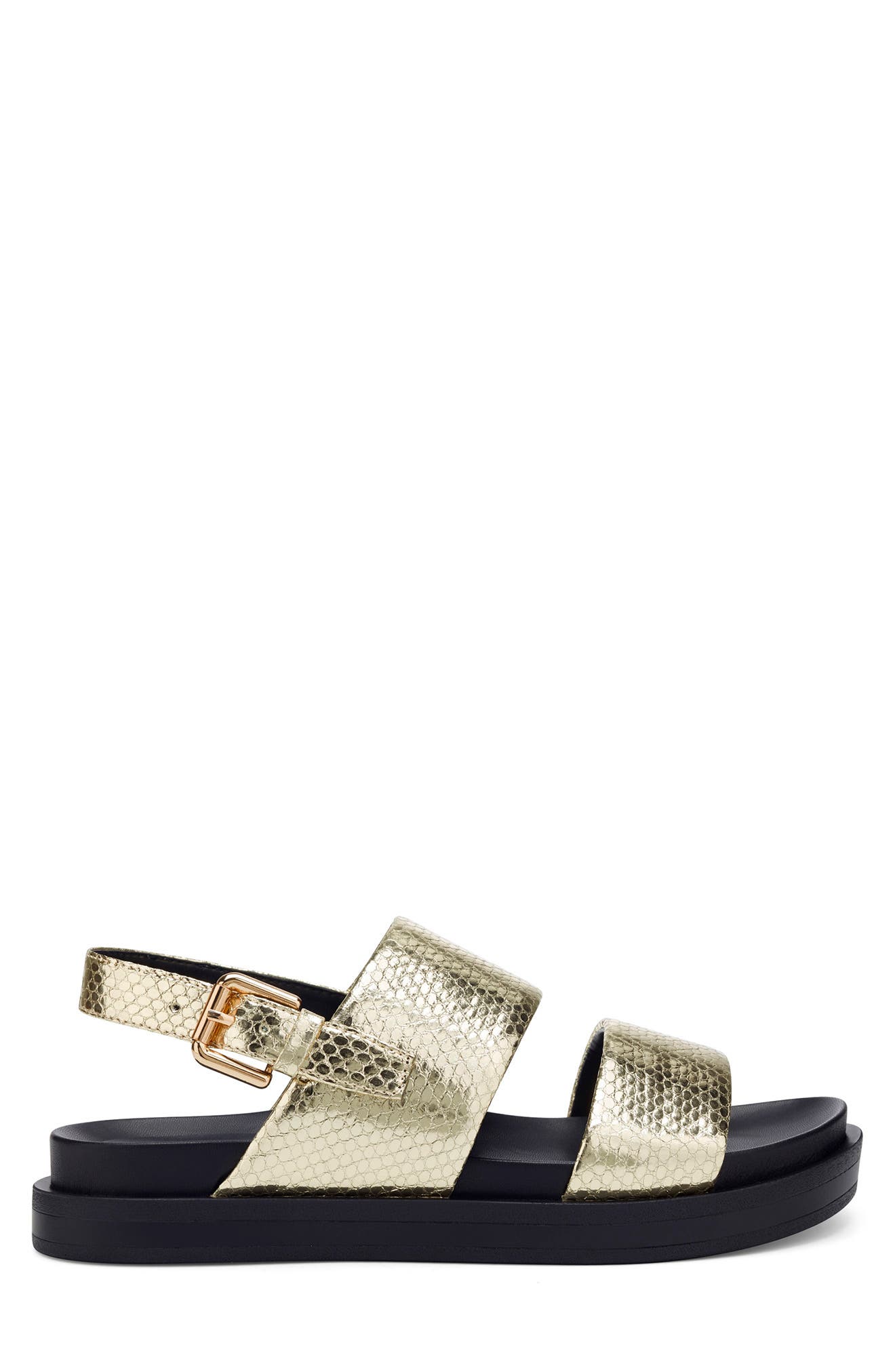 Aerosoles Leggenda Strappy Metallic Sandal, Alternate, color, 