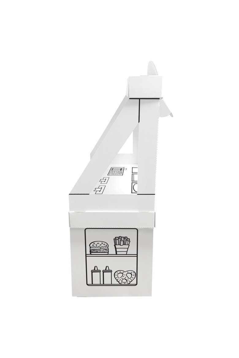 Movie Theater Snack Stand, Decorate A Cardboard Cinema, Alternate, color, Multicolored
