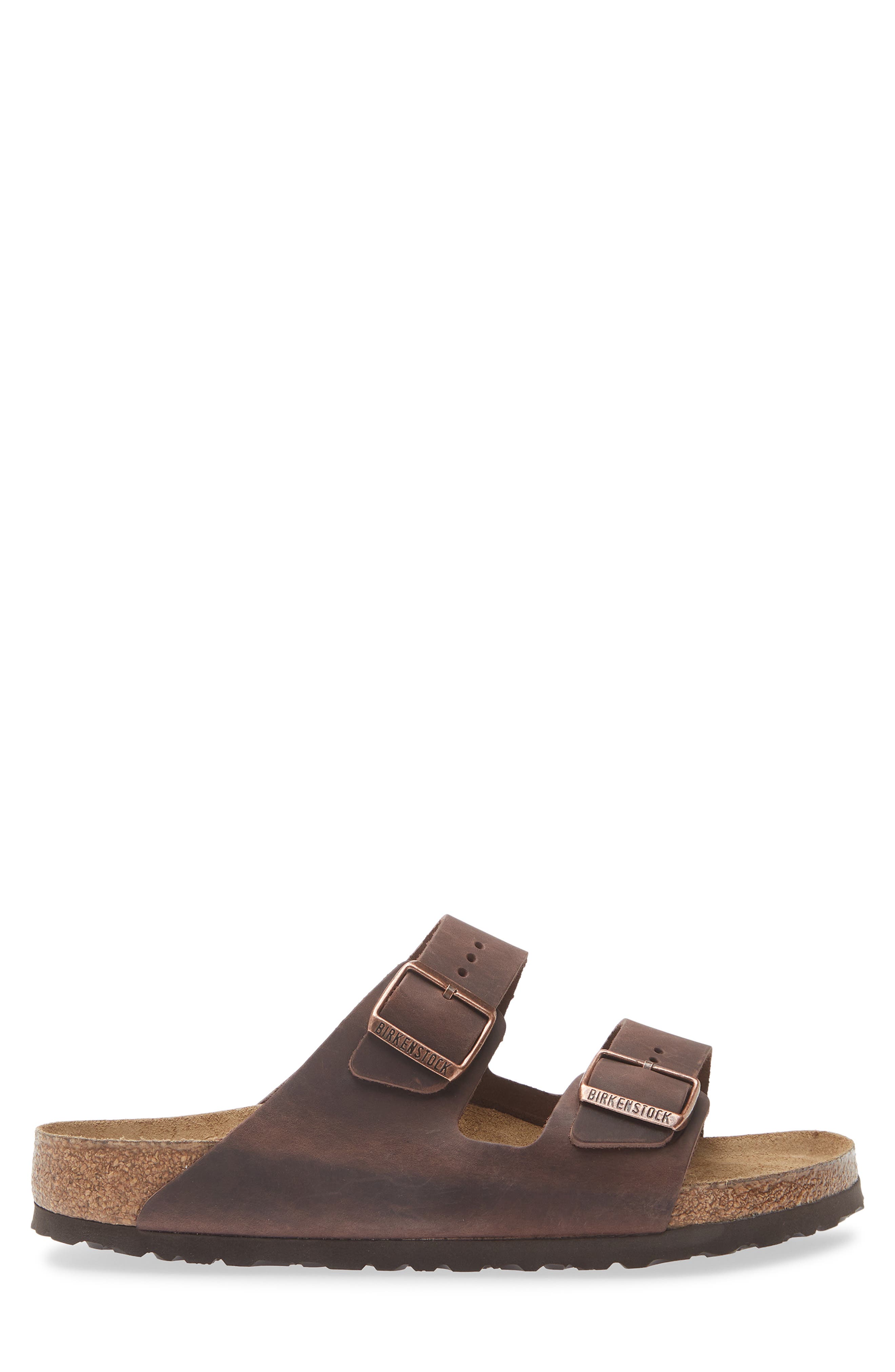 Arizona Soft Slide Sandal, Alternate, color, CORK BROWN