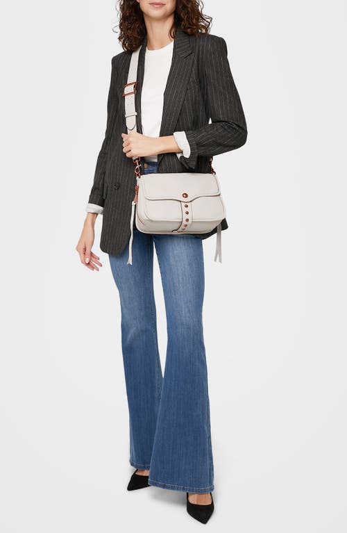 Aimee Kestenberg Great Escape Suede Crossbody Bag In White