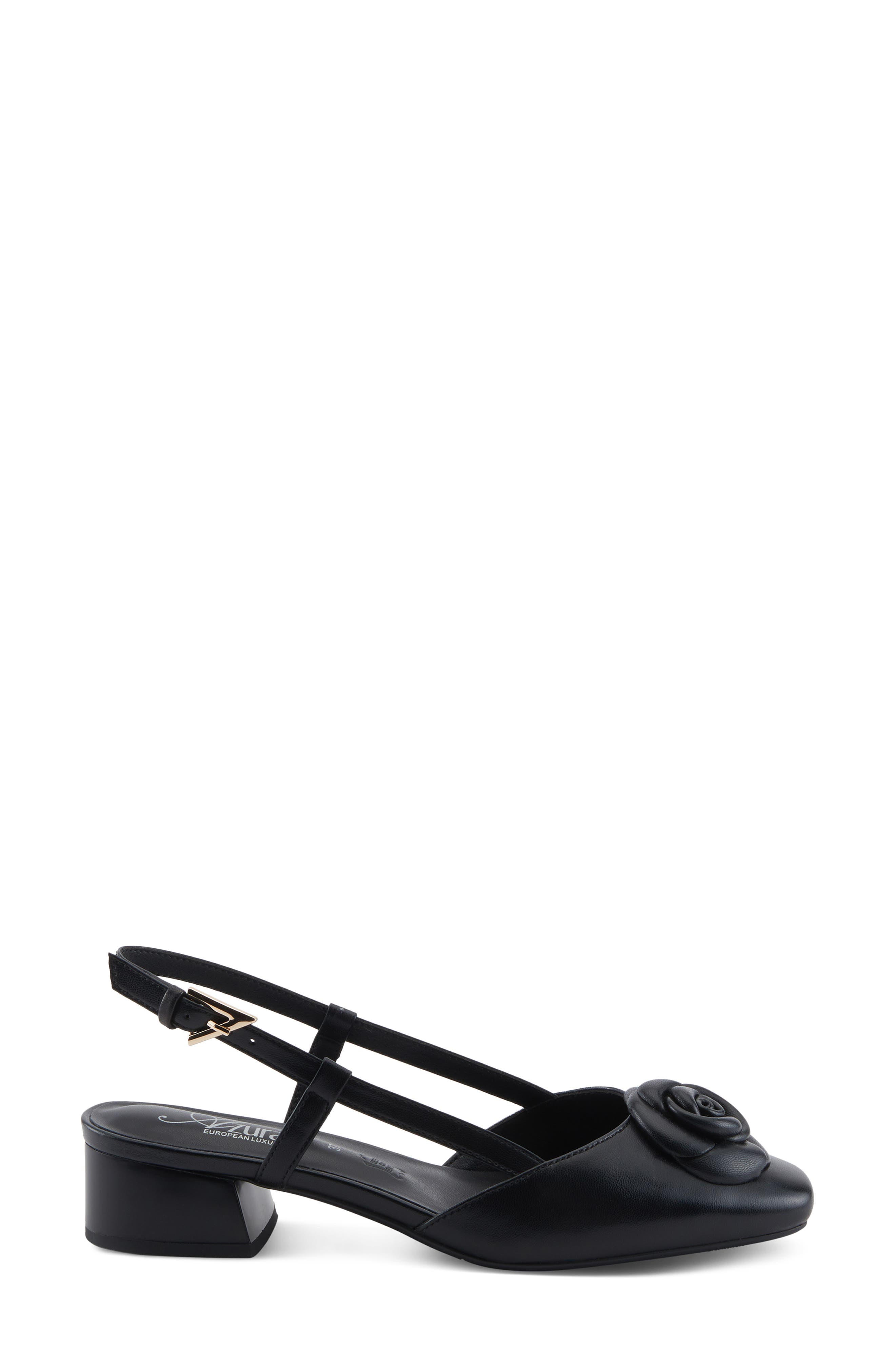 AZURA BY SPRING STEP Angelicish Slingback Pump, Alternate, color, Black