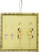 Leith 5-Pack Hugs & Studs Earring Set