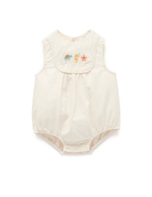 Purebaby Seaside Bodysuit In White