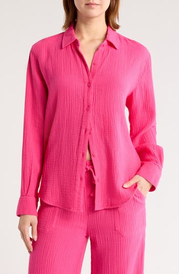 シャツ LAFUDGESTORE 60 washable cotton button-down shirt 5MM132 Women Cotton Linen Button Down Shirt 2025 Spring Summer