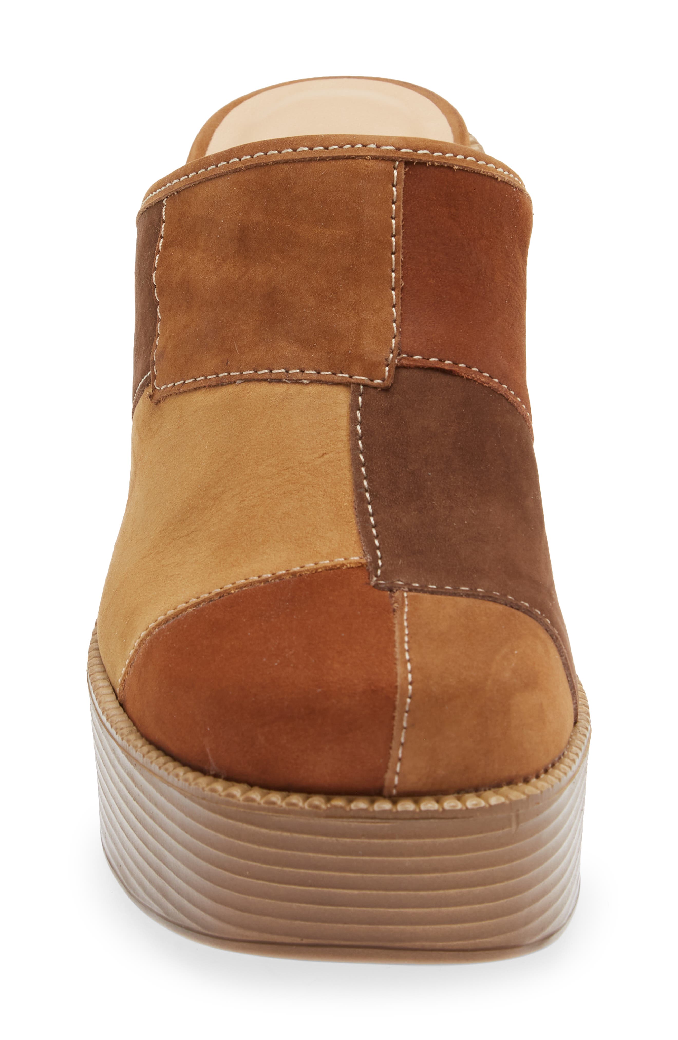 Bowe Platform Mule, Alternate, color, TAN MULTI
