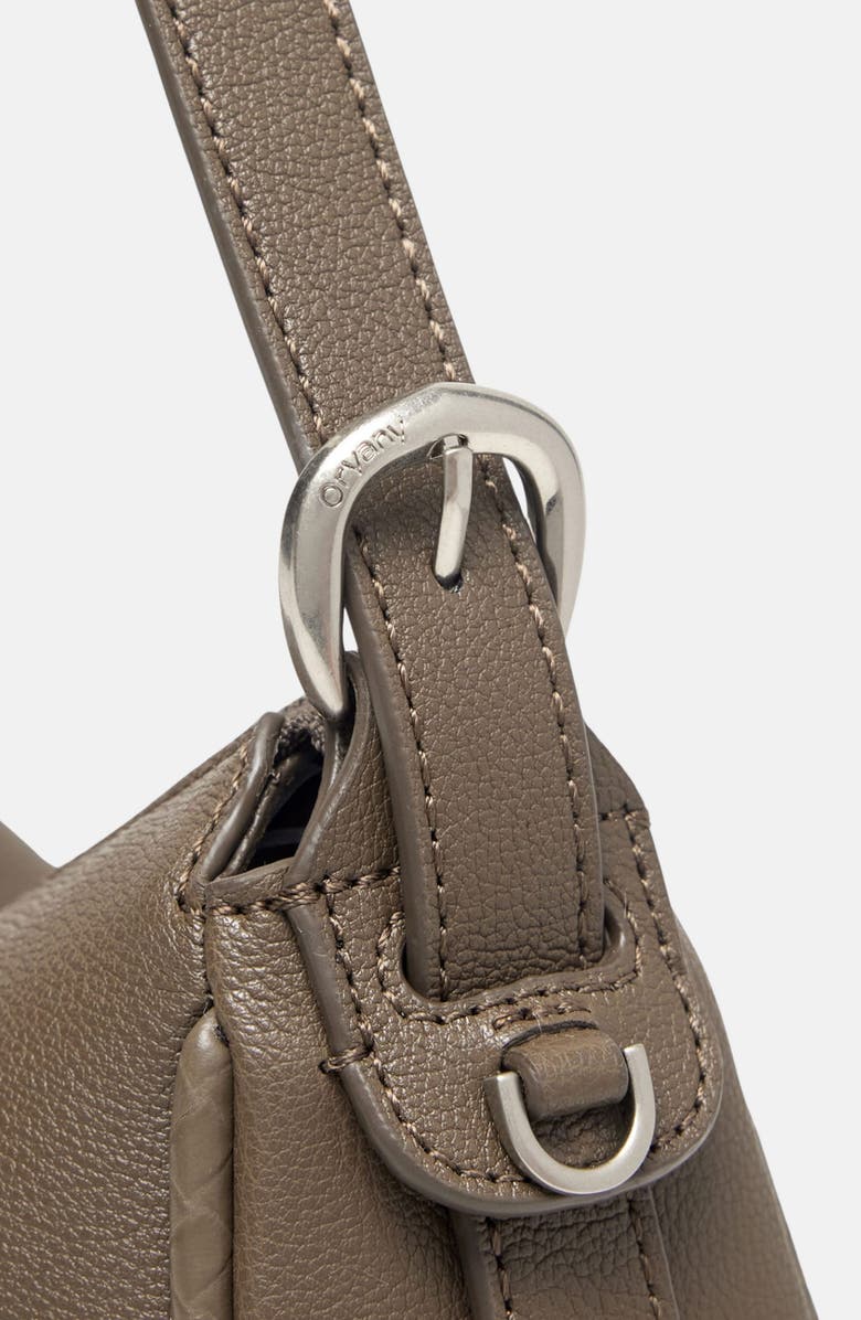 Oryany Lauren Leather Shoulder Bag, Alternate, color, Deep Taupe