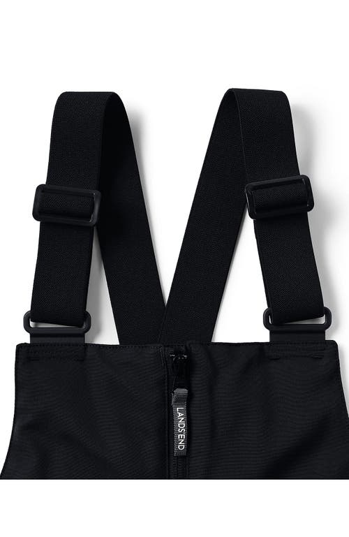 Lands' End Expedition Waterproof Insulated Snow Bibs In Black