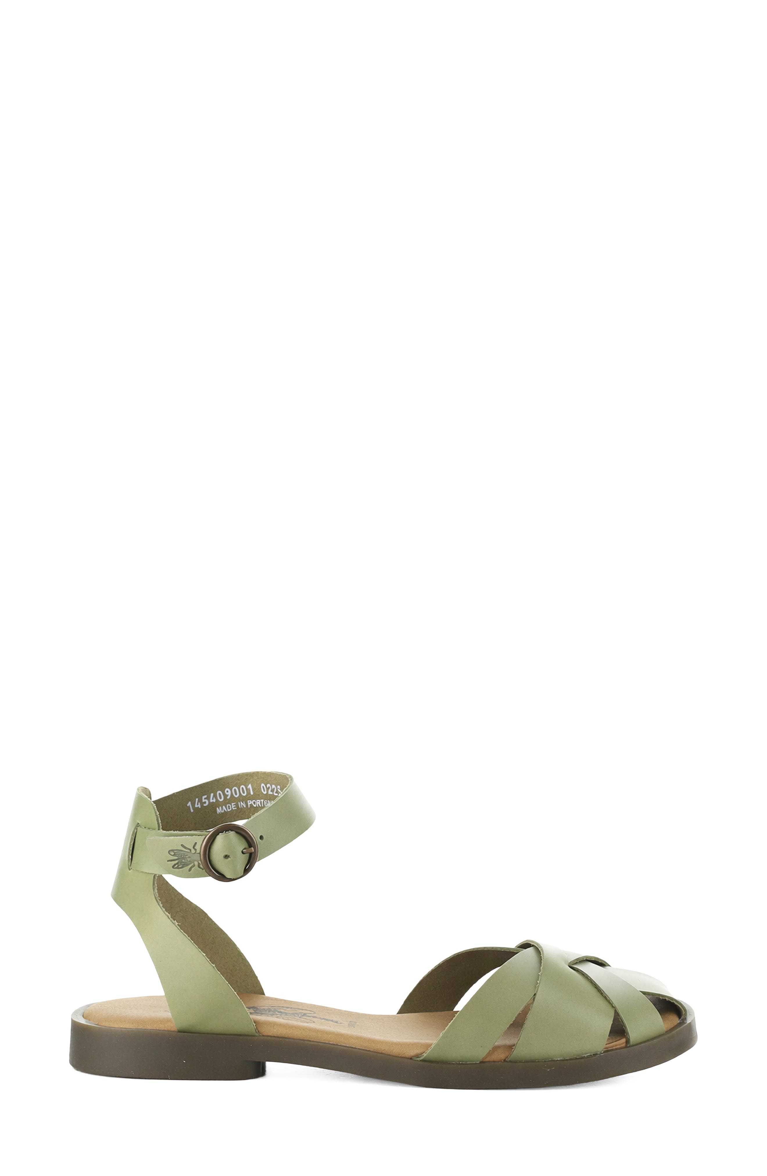 Alli Ankle Strap Fisherman Sandal, Alternate, color, SMOG