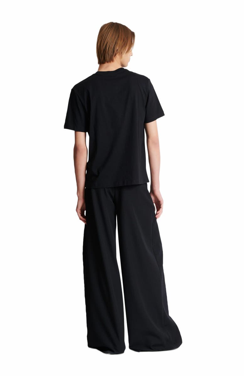 Balmain Small Balmain Stamp Printed T-Shirt, Alternate, color, Black