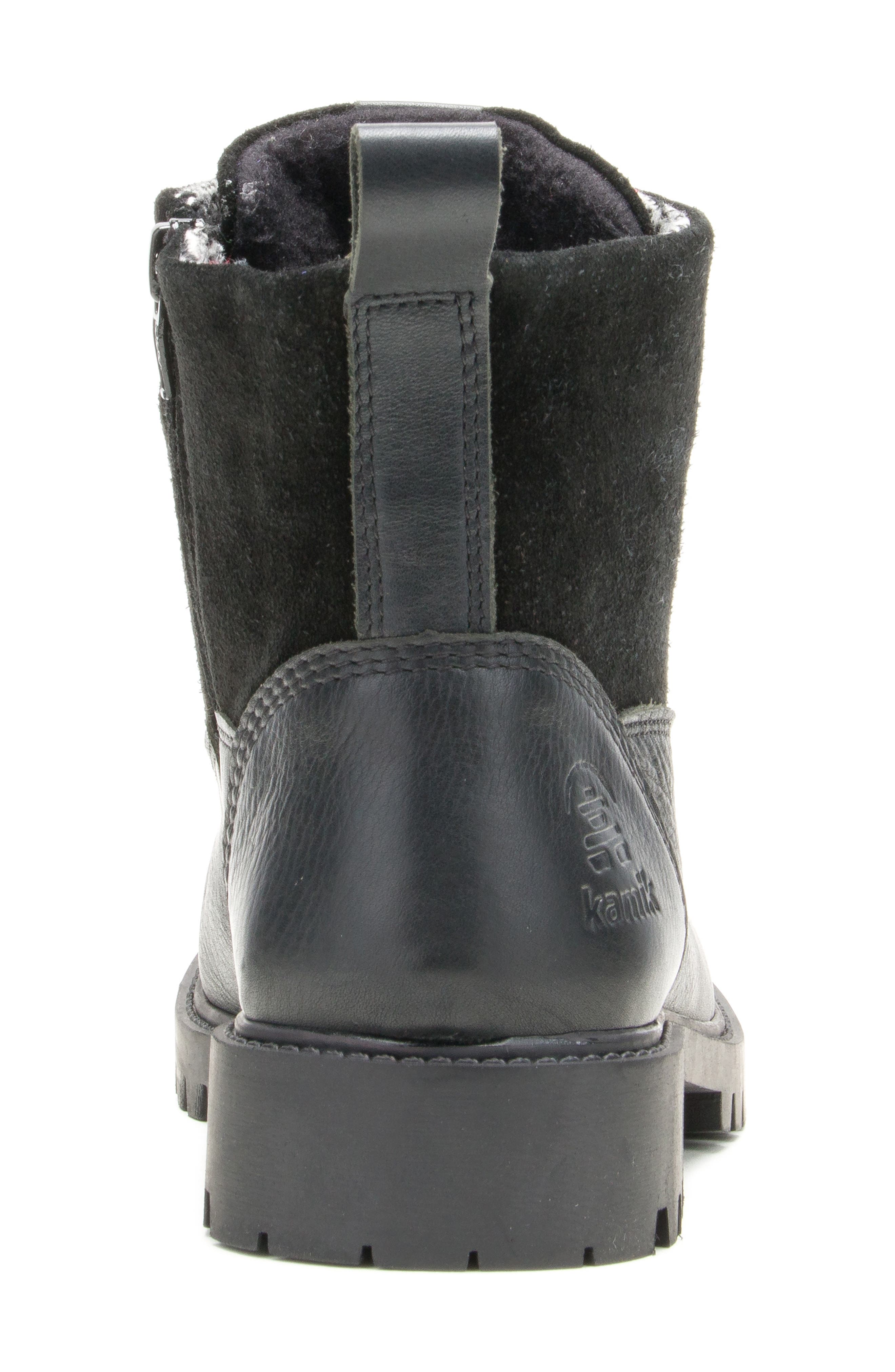 Kamik Rogues Waterproof Mid Boot, Alternate, color, Black