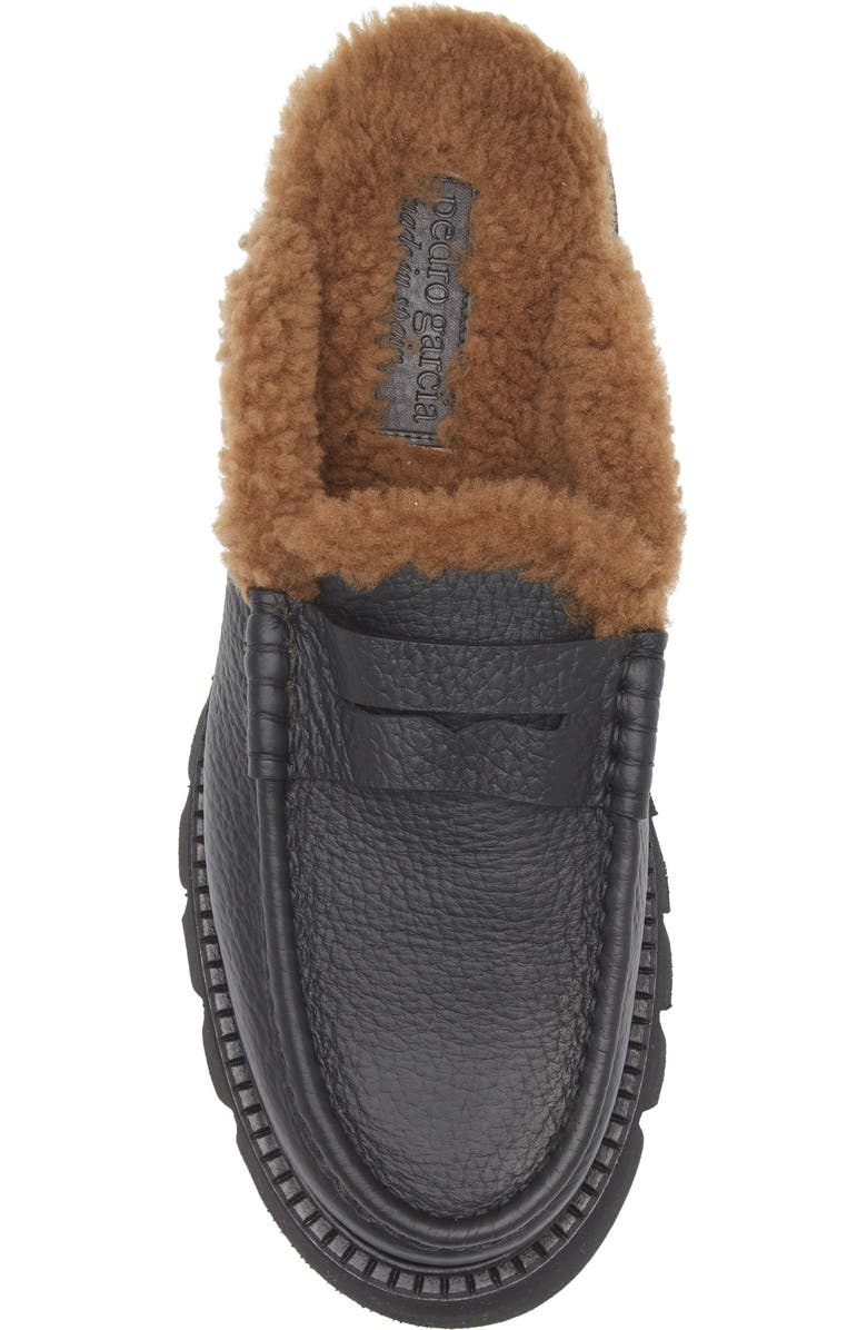 Pedro Garcia Savy Lug Sole Mule, Alternate, color, Black