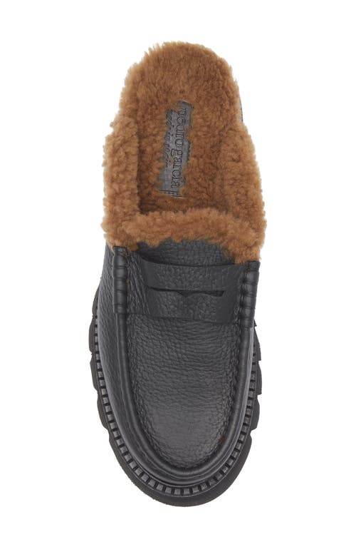 Pedro Garcia Savy Lug Sole Mule In Black