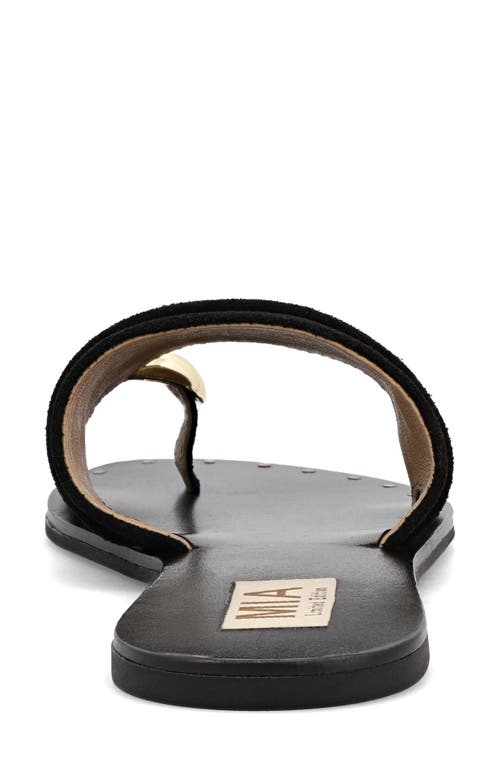Mia Tiffani Slide Sandal In Black