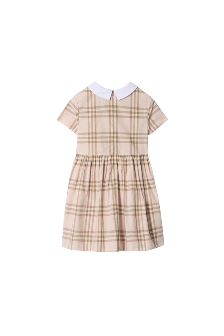 Check Cotton Dress, Alternate, color, Archive pink