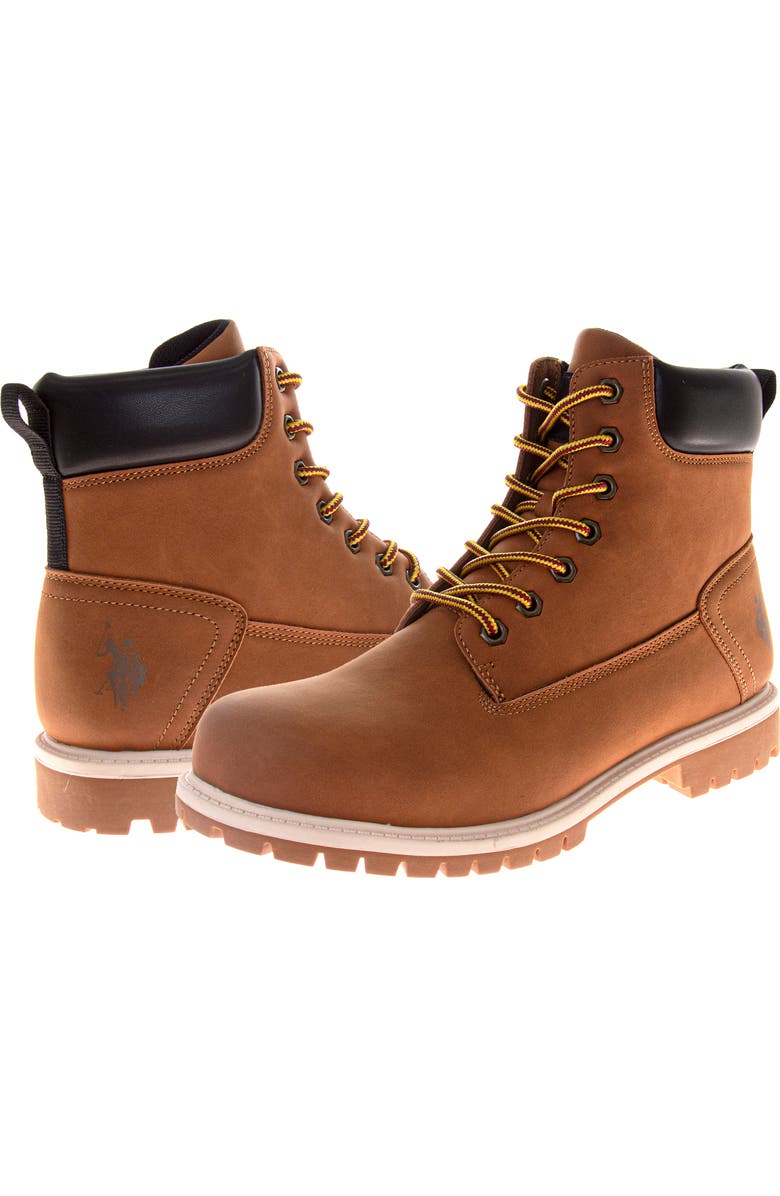 U.S. POLO ASSN US Polo Assn Mens' Boots, Alternate, color, Tan