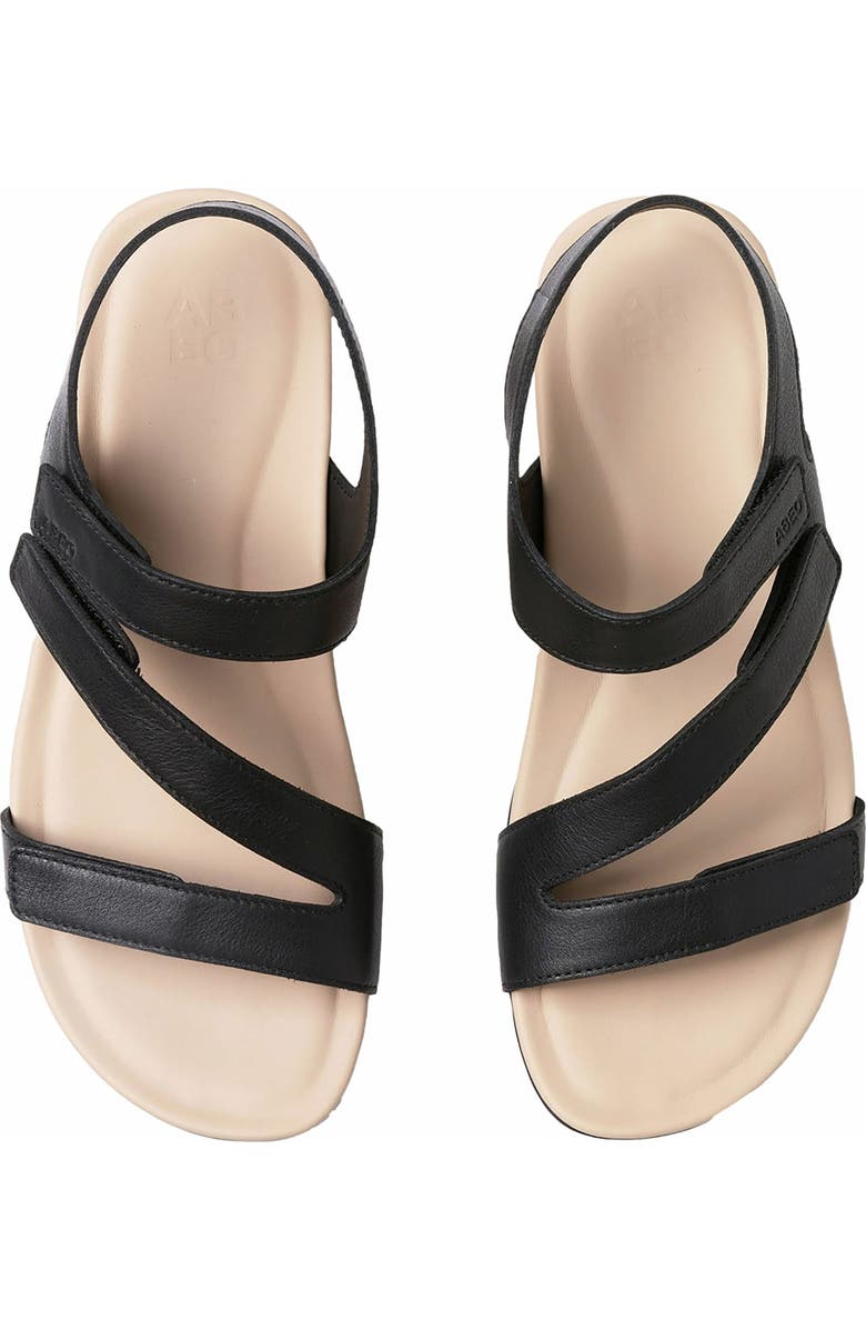 ABEO Oasis Sandal, Alternate, color, Black - Metatarsal