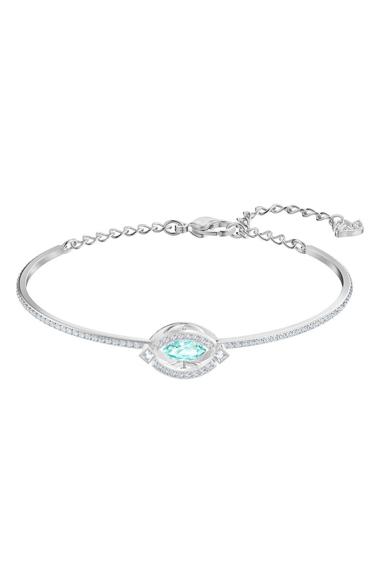 Swarovski Sparkling Dance Bangle, Main, color, 