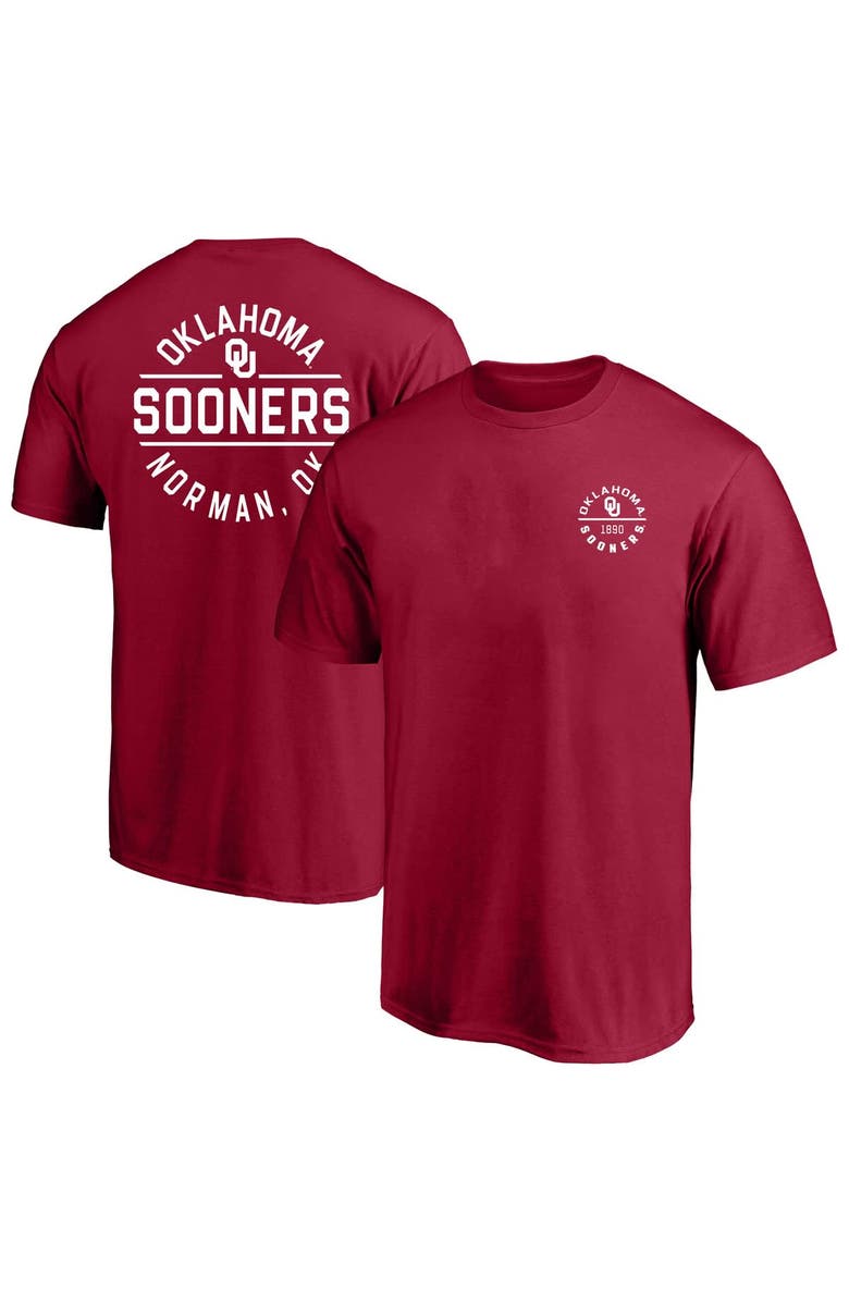 FANATICS Men's Fanatics  Crimson Oklahoma Sooners Big & Tall Fast Break 2 Hit T-Shirt, Alternate, color, 