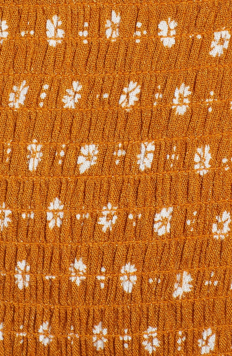 One Clothing Smocked Off the Shoulder Romper, Alternate, color,