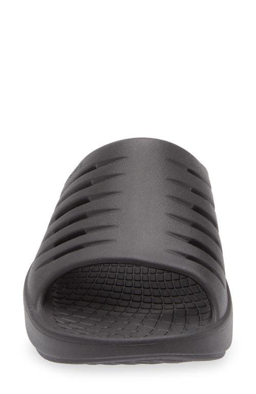 Skechers Go Recover Refresh Slide Sandal In Black