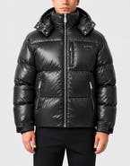 PHILIPP PLEIN Shiny Nylon Puffer Jacket Men