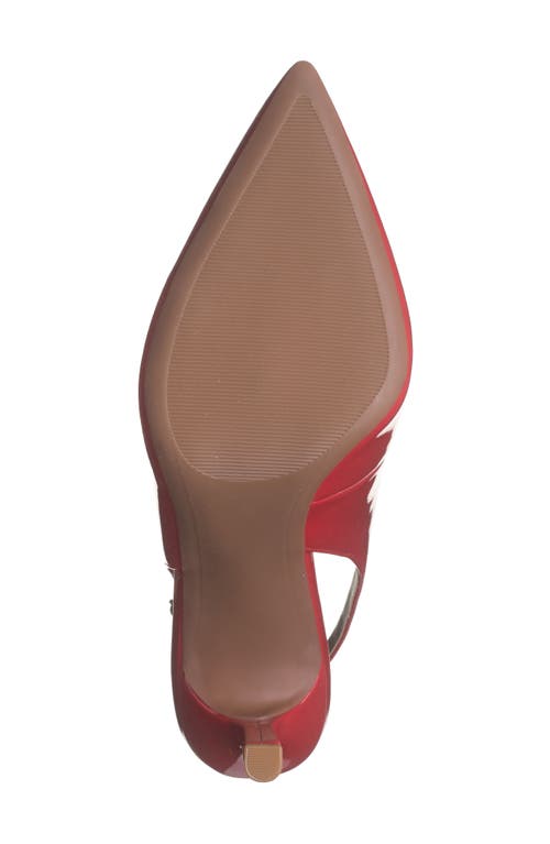 Nordstrom Rack Priscilla Slingback Pump In Red Grenadine