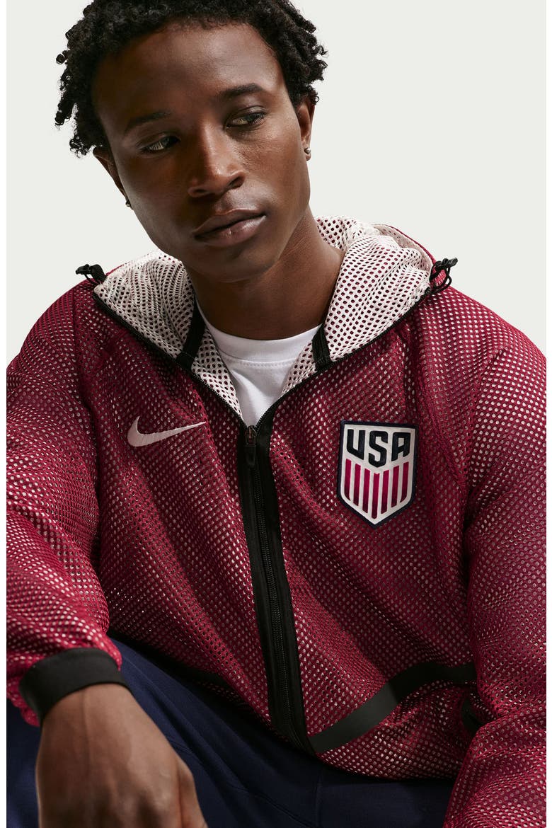 USMNT Dri-FIT Soccer Anthem Jacket, Alternate, color, TEAM RED/ SAIL
