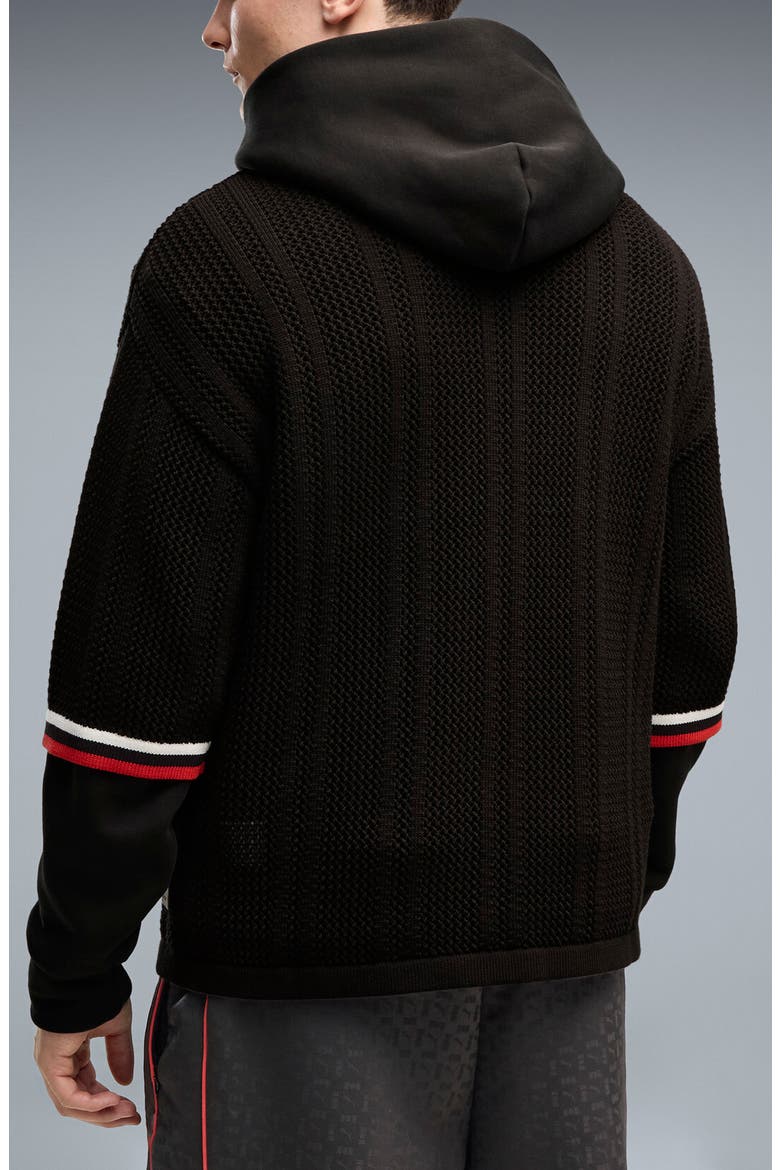 x NAHMIAS Oversize Knit Soccer Jersey, Alternate, color, PUMA BLACK