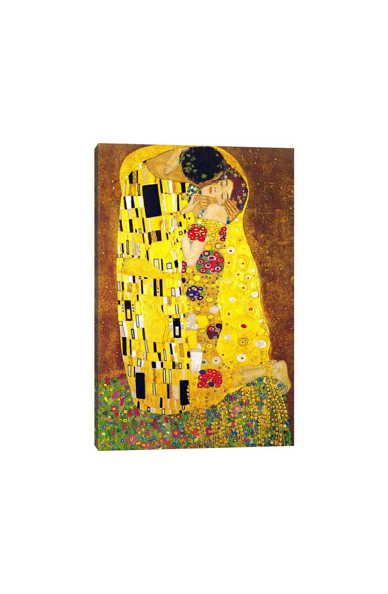 iCanvas The Kiss by Gustav Klimt Canvas Wall Art - 40" x 60", Main, color, 
