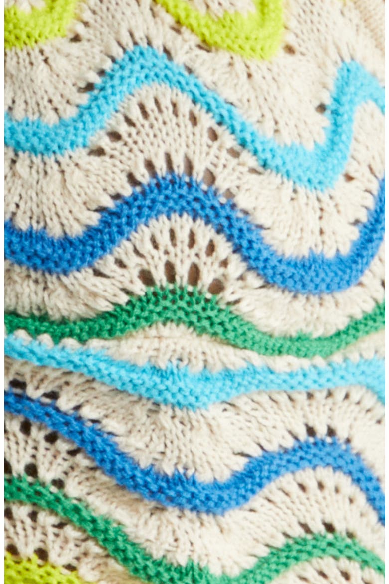 Jade Halter Crop Sweater Cover-Up Top, Alternate, color, JADE MULTI