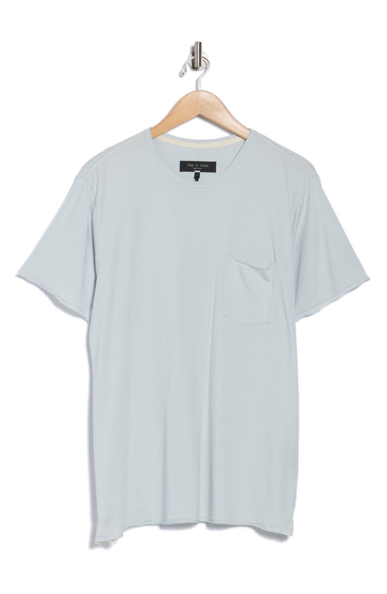 rag & bone Matthew Pocket T-Shirt, Alternate, color, Cloud Blue