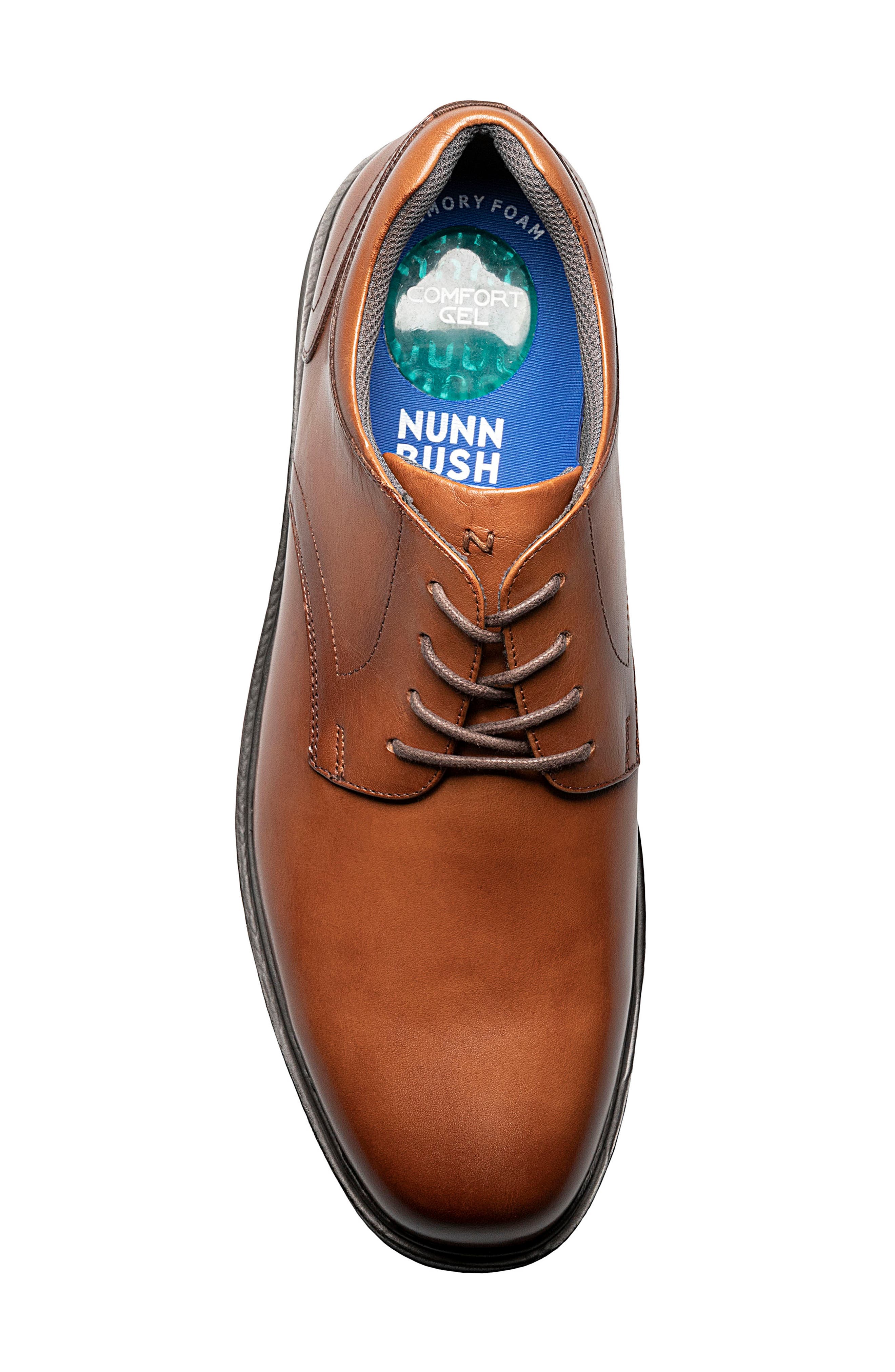 Kore Pro Plain Toe Derby - Wide Width Available, Alternate, color, COGNAC