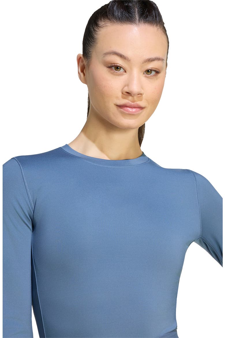 Long Sleeve Crop Top, Alternate, color, PRELOVED INK