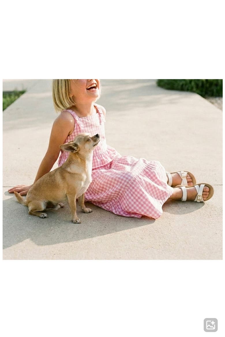 Kids' Vera Ruffle Gingham Tank & Maxi Skirt Set, Alternate, color, PINK/ WHITE