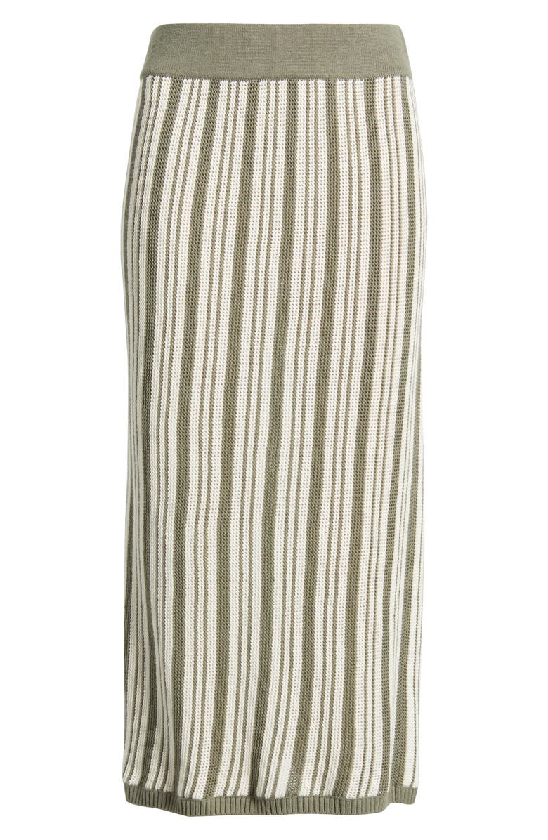 Nation LTD Mirella Maxi Sweater Skirt, Alternate, color, Herb Stripe