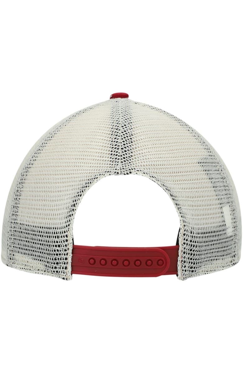 '47 Men's '47 Crimson Alabama Crimson Tide Howell MVP Trucker Snapback Hat, Alternate, color,