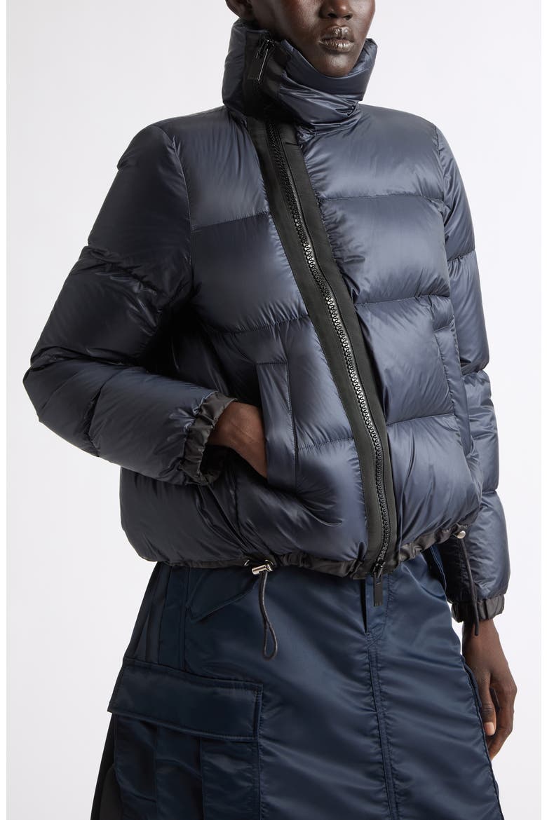 Asymmetric Down Puffer Vest, Alternate, color, DARK NAVY