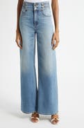 Ramy Brook Liv High Waist Wide Leg Jeans