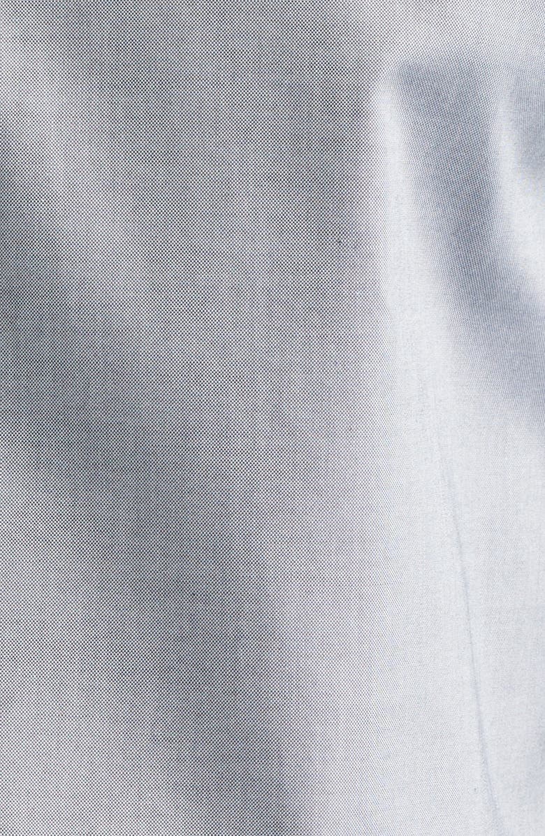 Hickey Freeman Modern Fit Pima Cotton Dress Shirt, Alternate, color, 